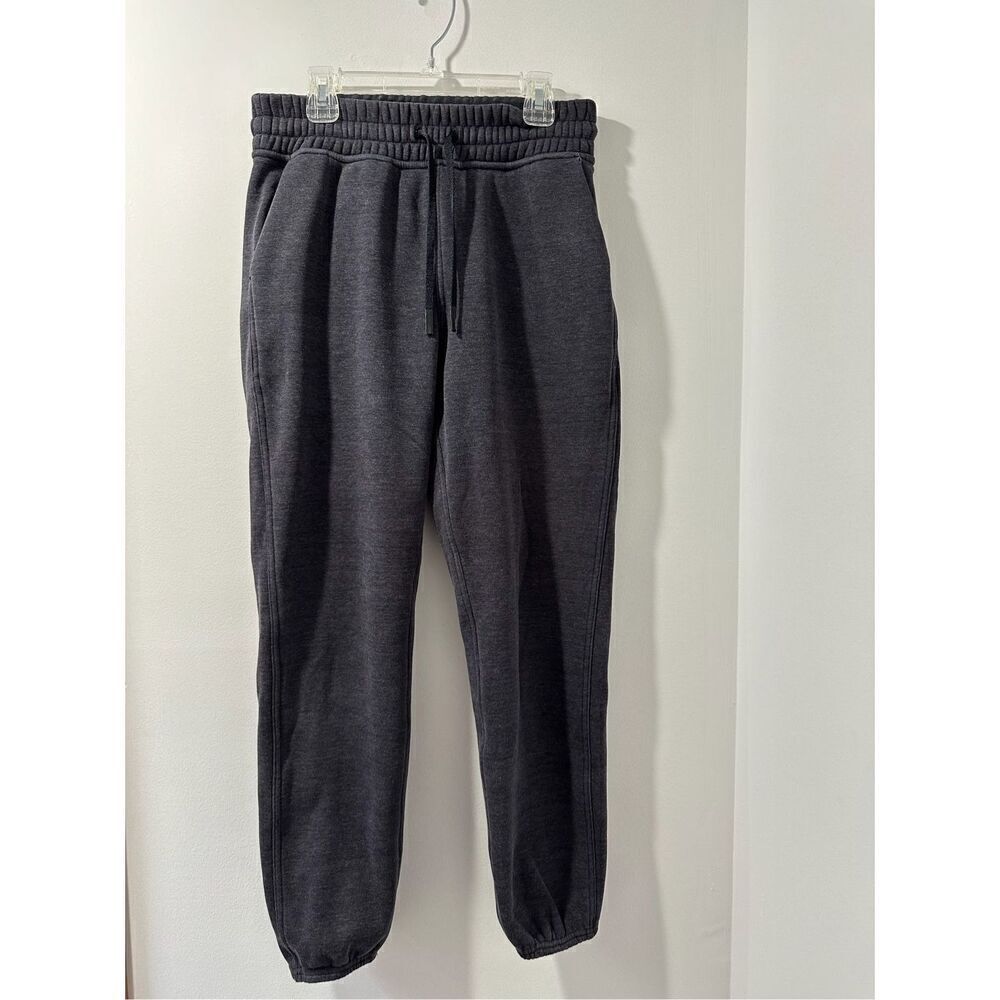 Lululemon Warm Down II women’s lined dark gray jogger sweatpants size 4 #36-1690 - Picture 1 of 8